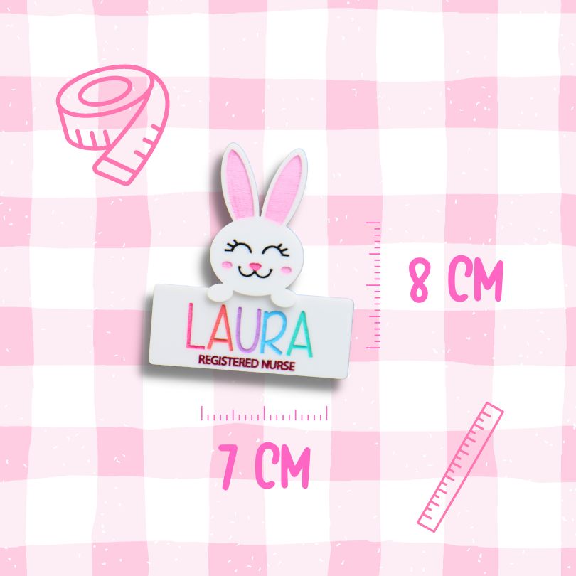 Easter Bunny Name Badge