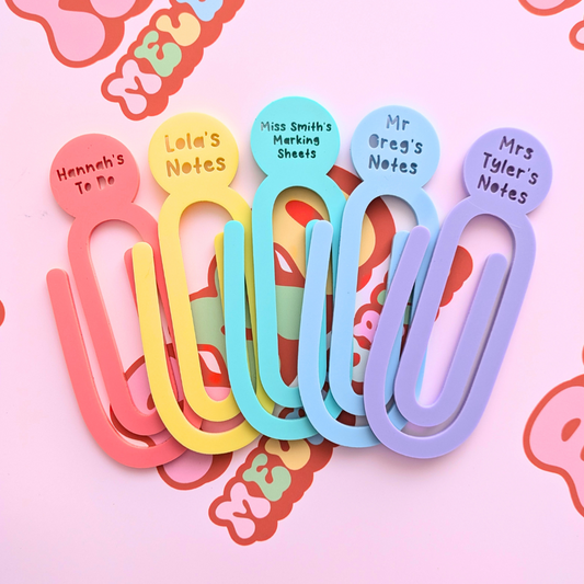 Personalised Jumbo Paper Clips