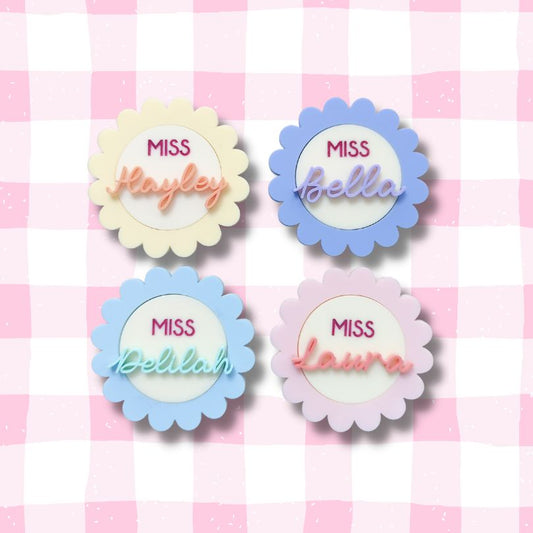 Daisy Name Badge