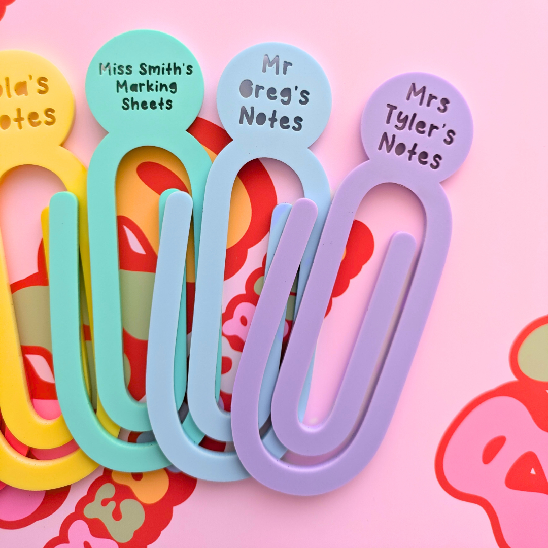 Personalised Jumbo Paper Clips