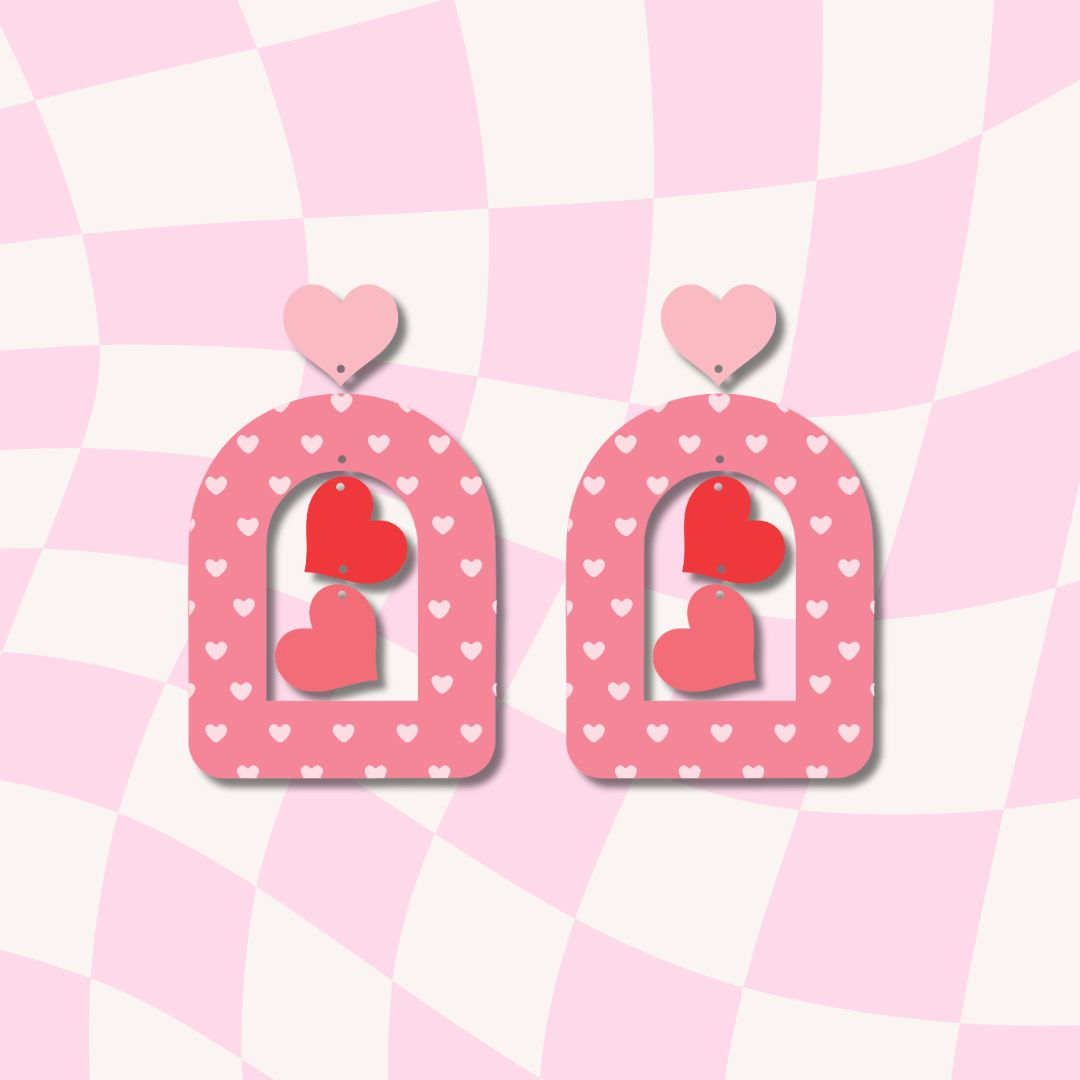 Heart Arch Earrings Digital Bundle
