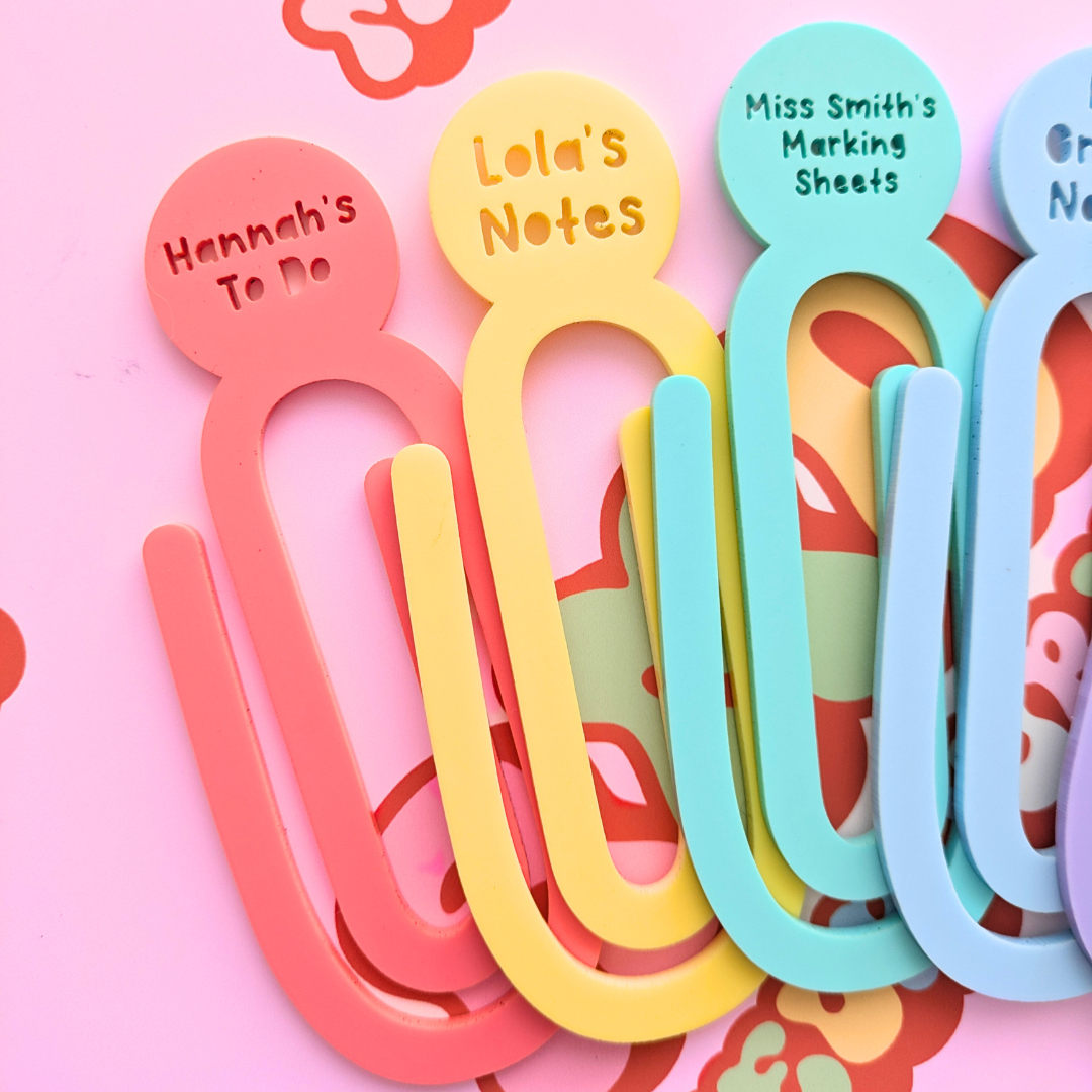 Personalised Jumbo Paper Clips