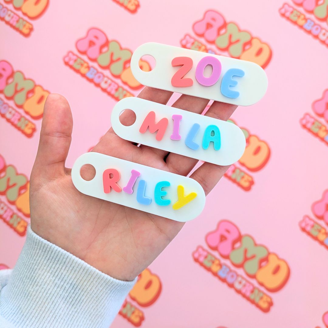 Personalised Bubble Letter Stanley Topper