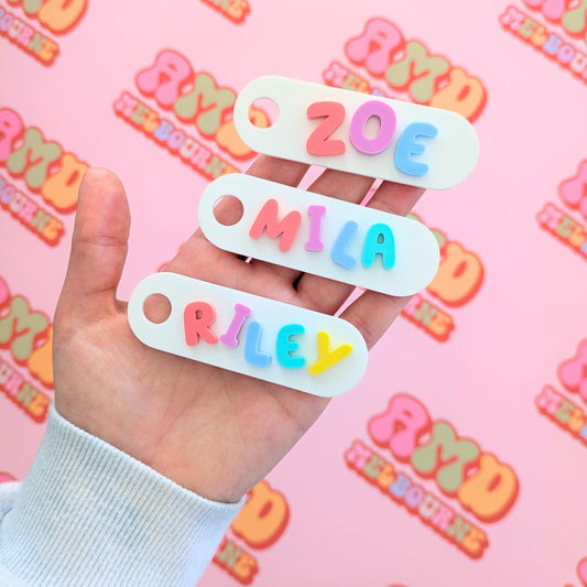 Personalised Bubble Letter Stanley Topper