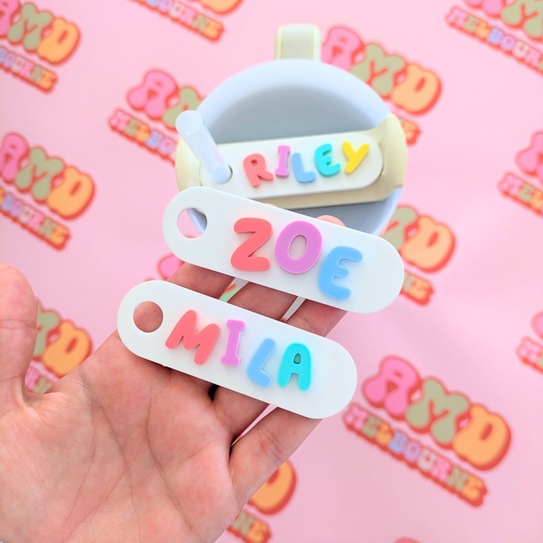 Personalised Bubble Letter Stanley Topper