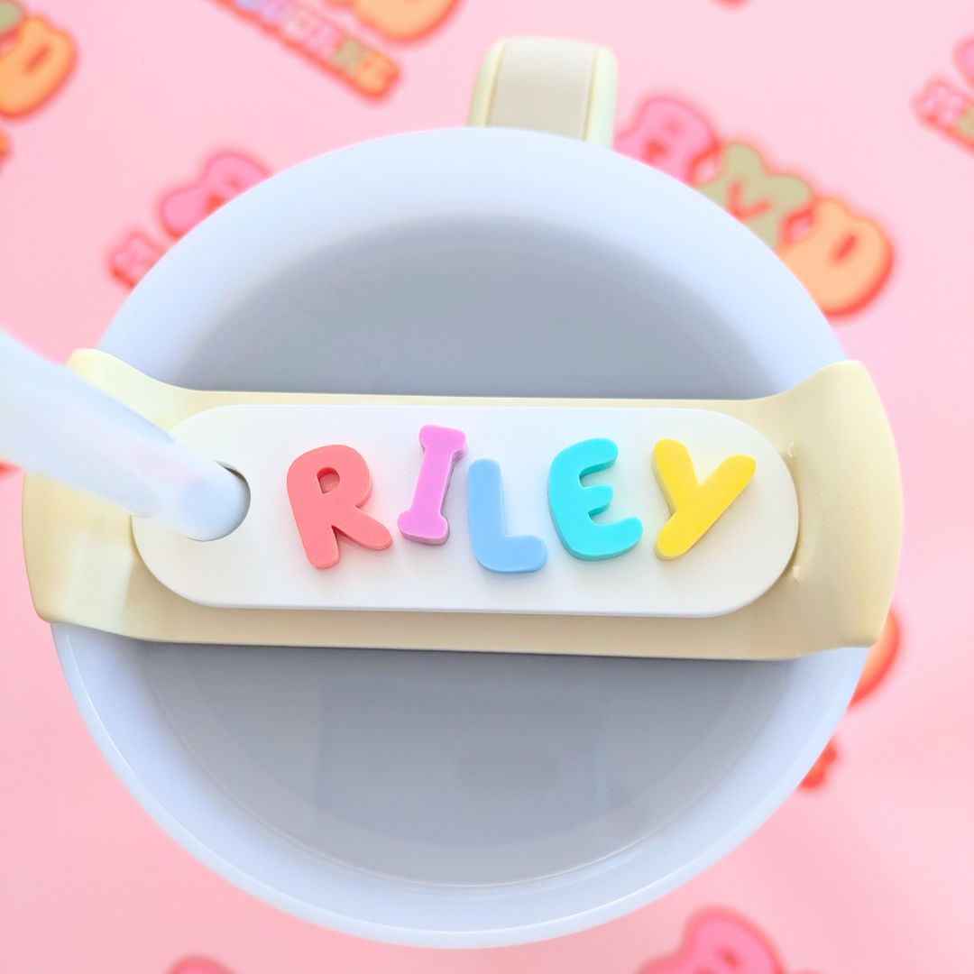Personalised Bubble Letter Stanley Topper