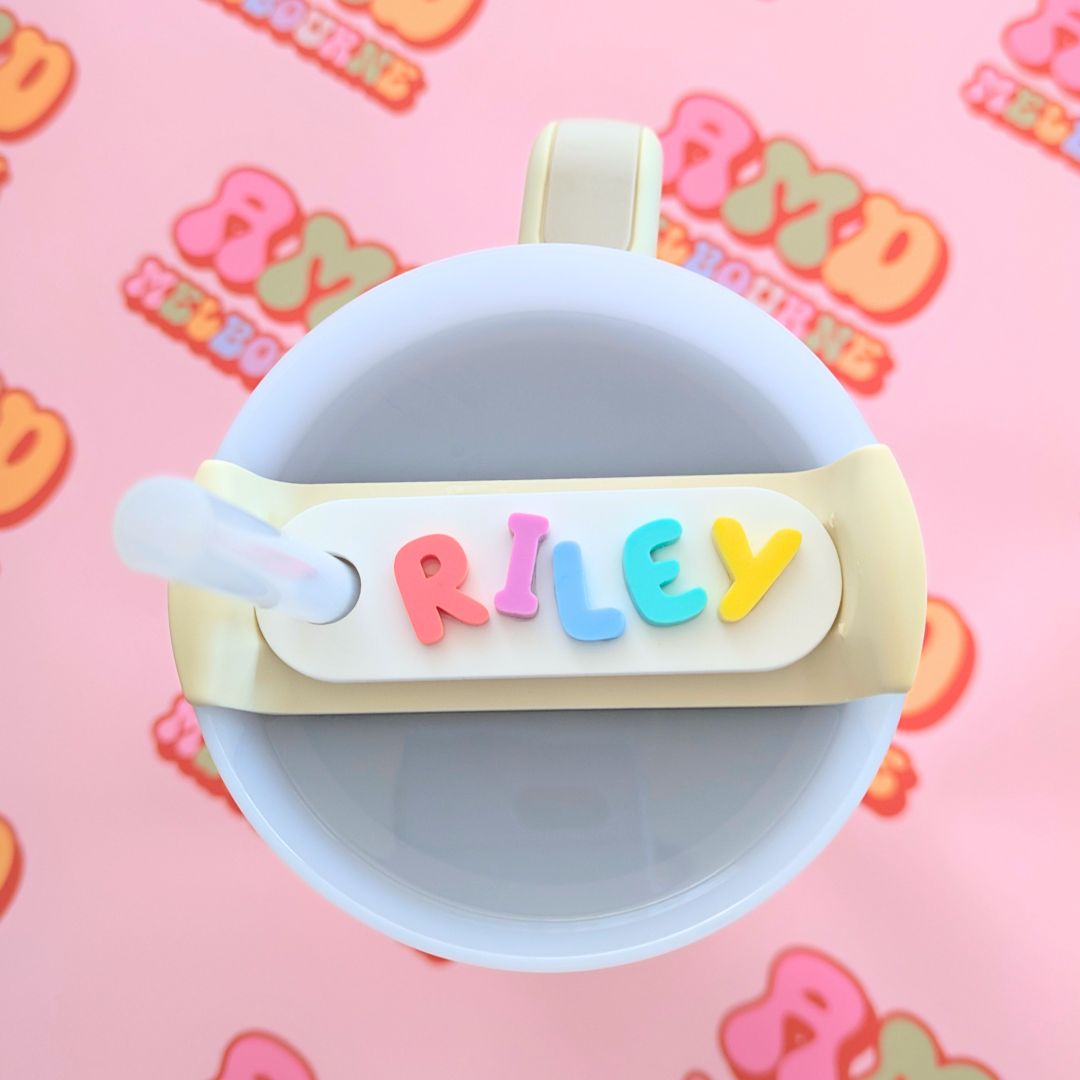 Personalised Bubble Letter Stanley Topper