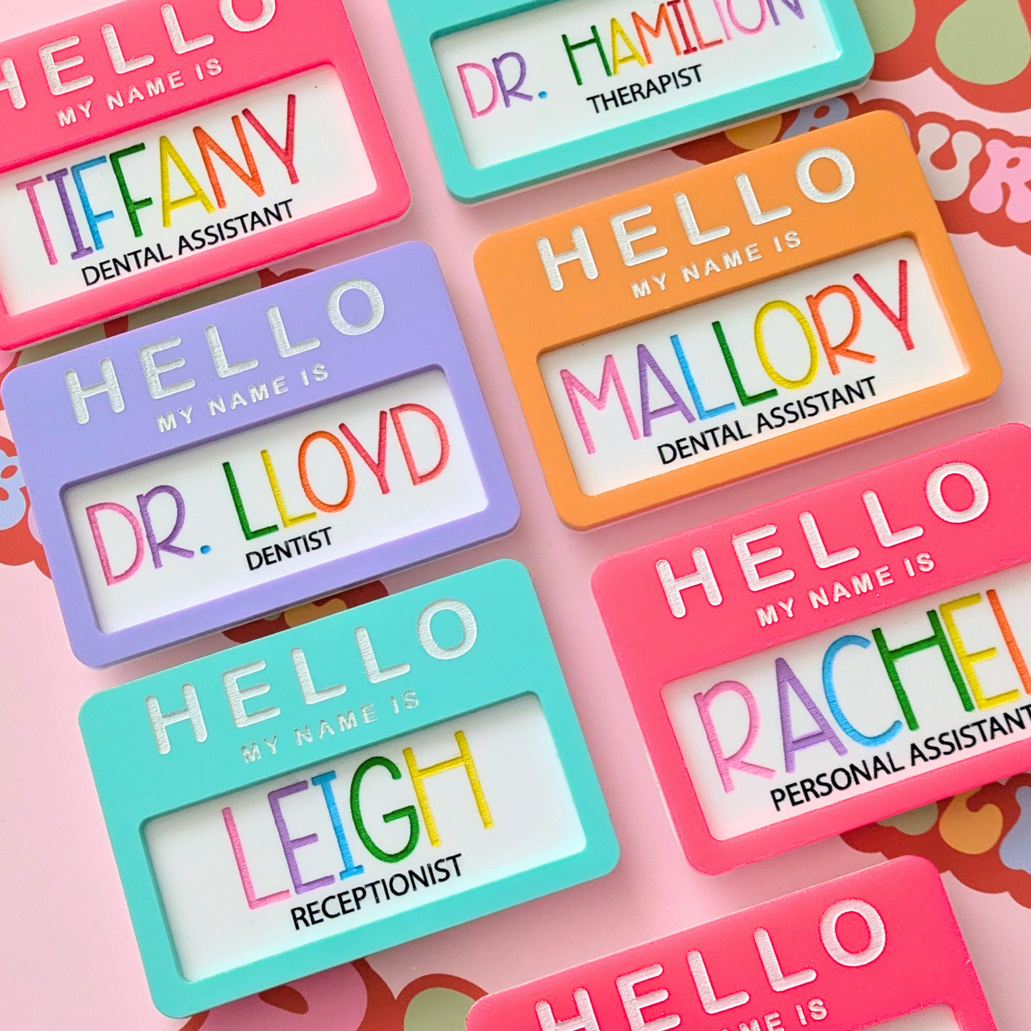 Hello My Name Is Name Badge