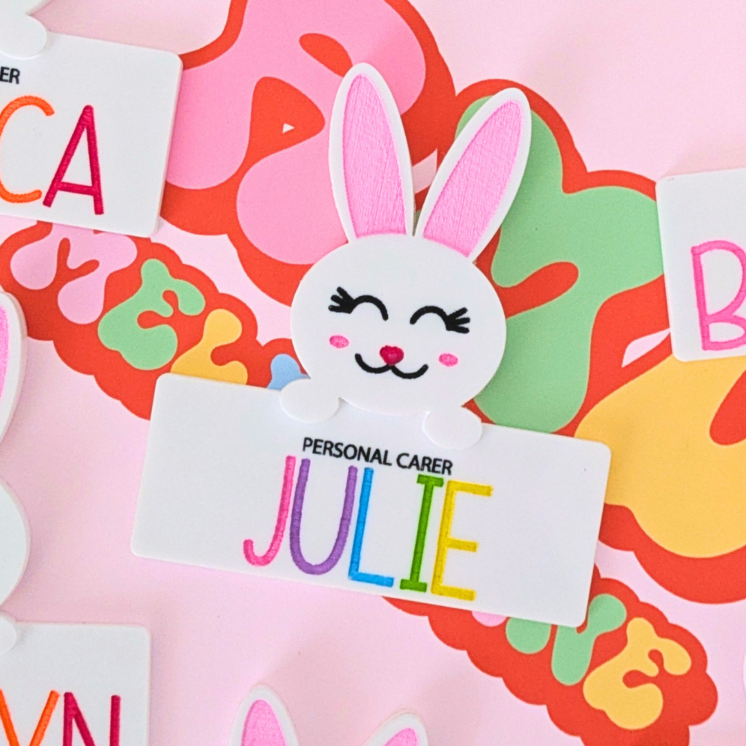 Easter Bunny Name Badge