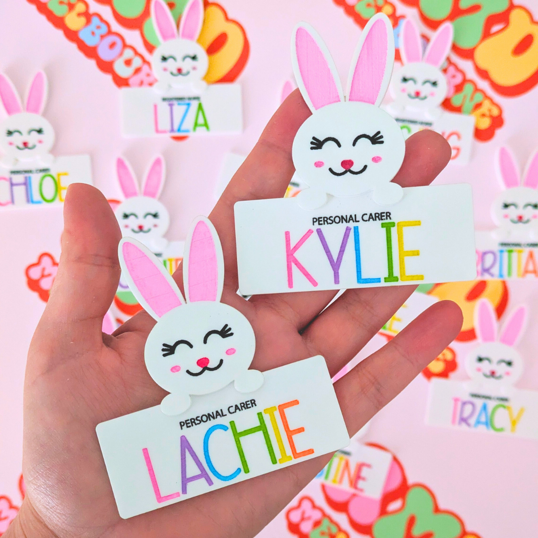 Easter Bunny Name Badge