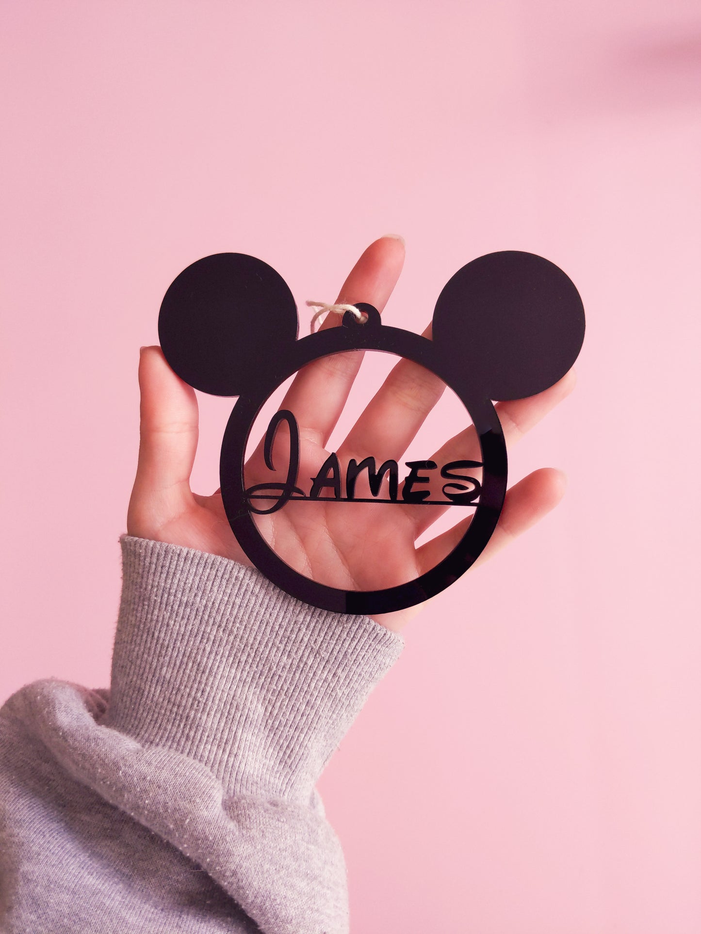 Acrylic Minnie & Mickey Ornaments