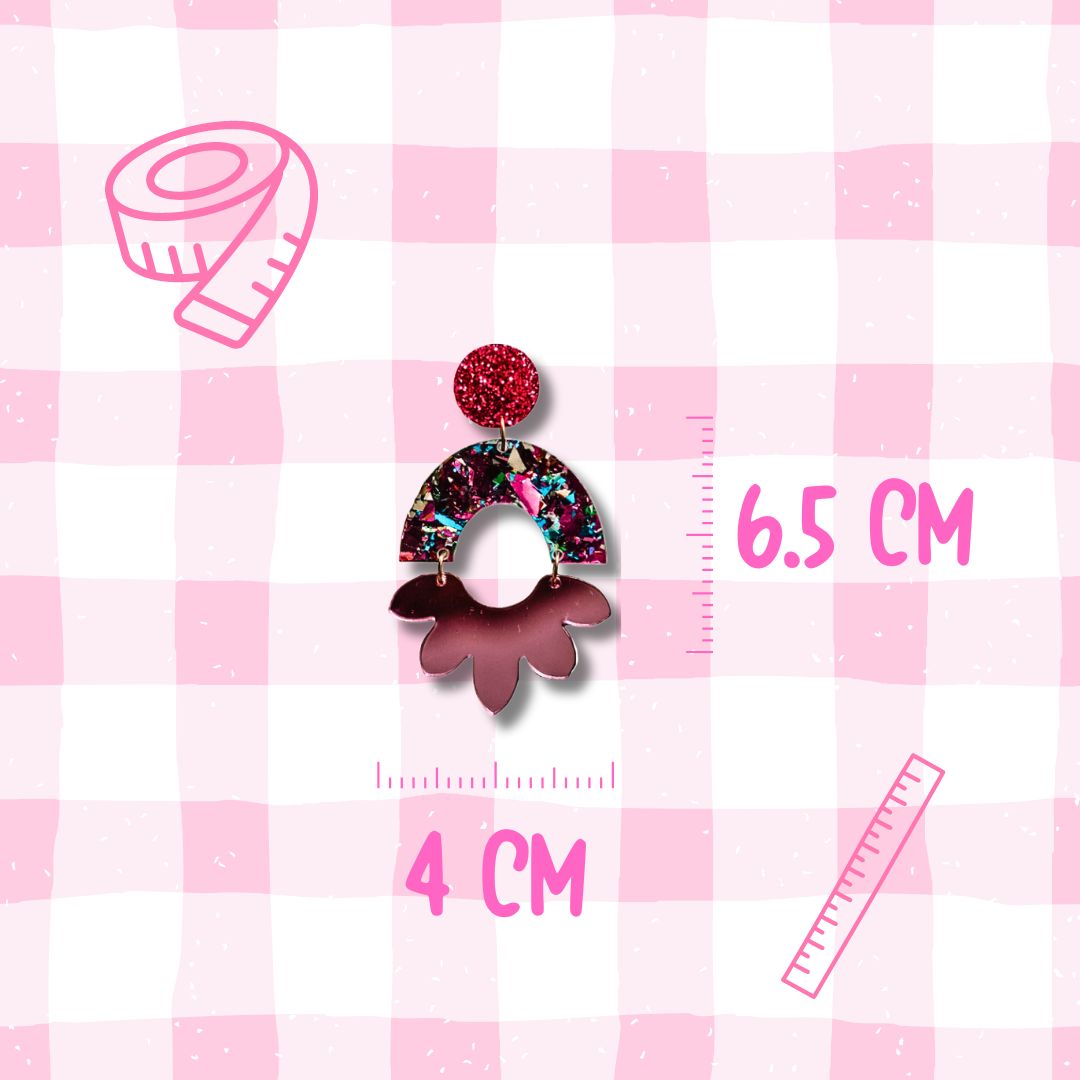 Chunky Pink Dangles