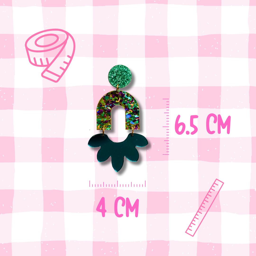 Chunky Green Dangles