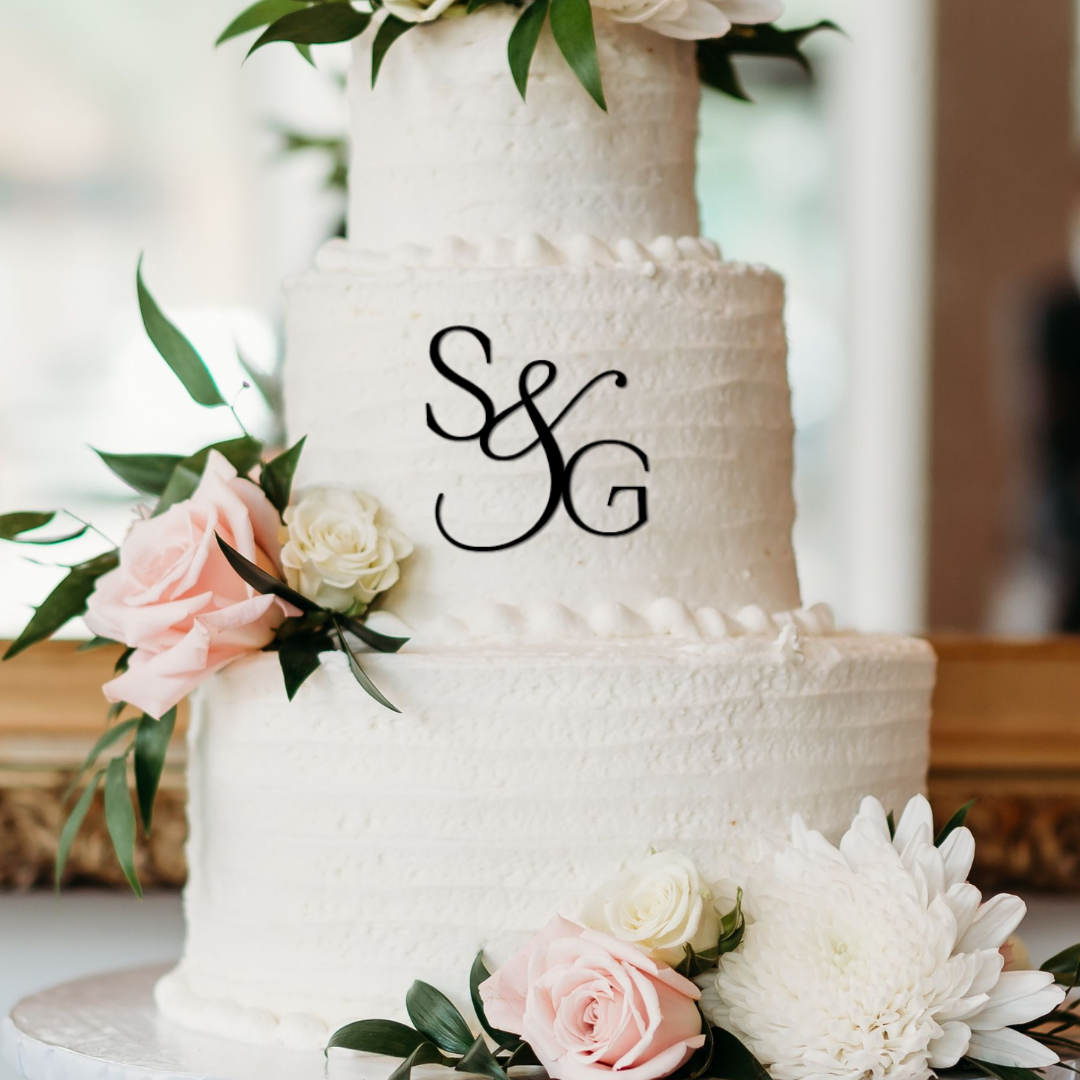 Monogram Cake Plaque