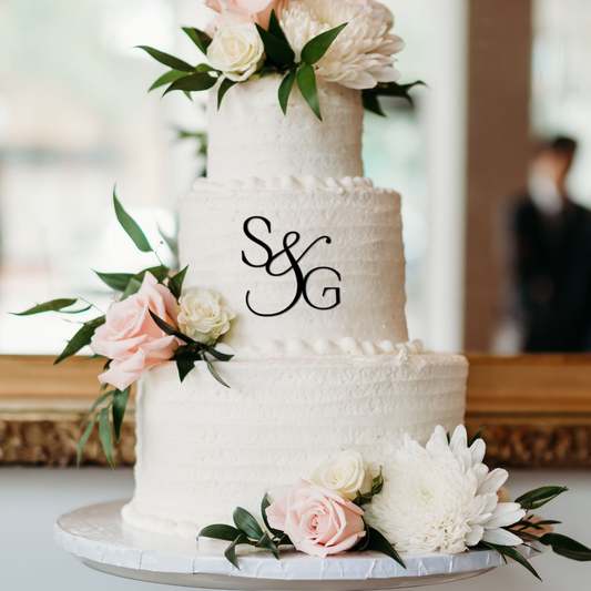 Monogram Cake Plaque