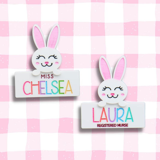 Easter Bunny Name Badge