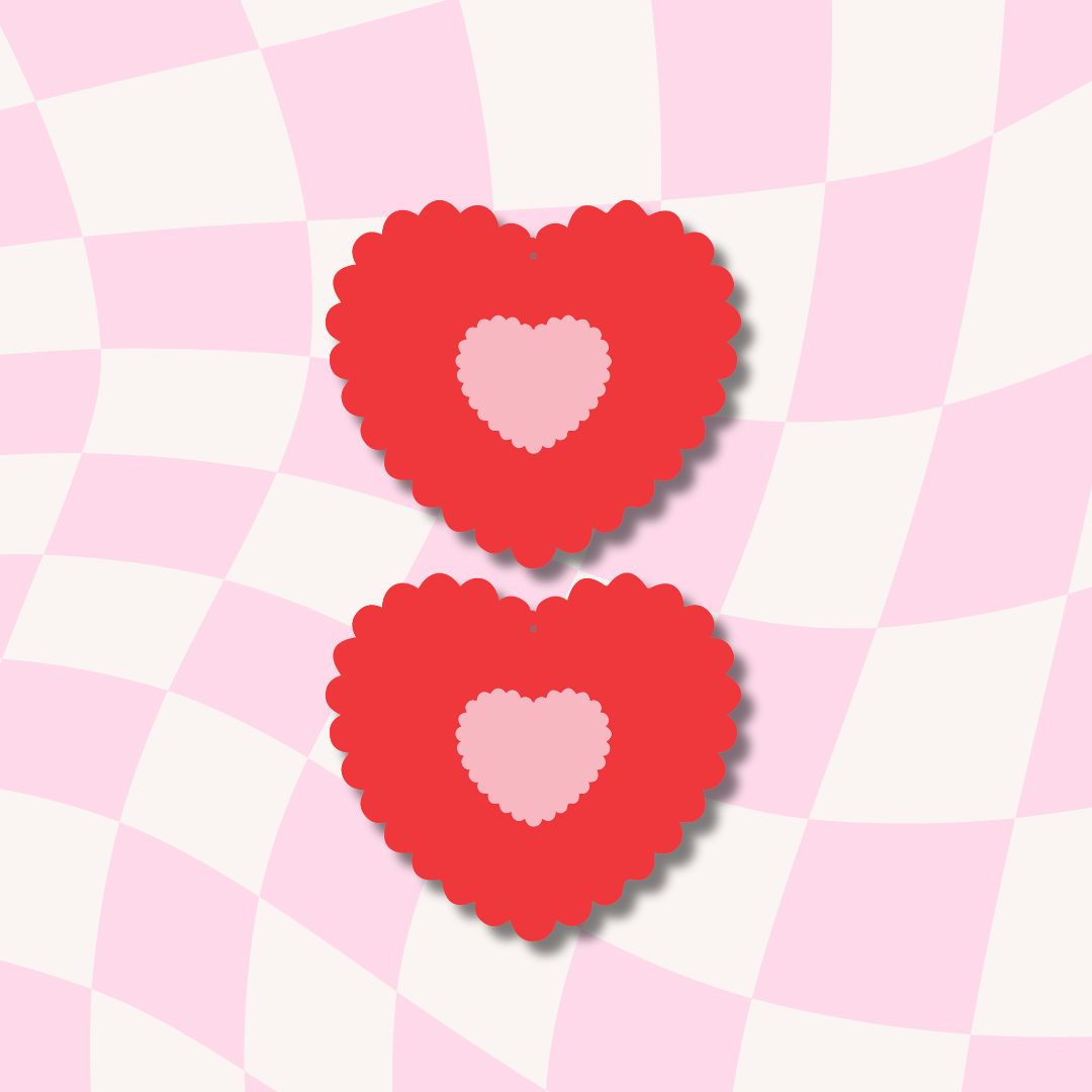 Cookie Heart Earrings Digital Bundle