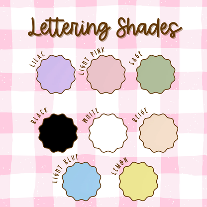 Pearlescent Swirl Name Badges