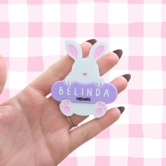 Easter Bunny Name Badge