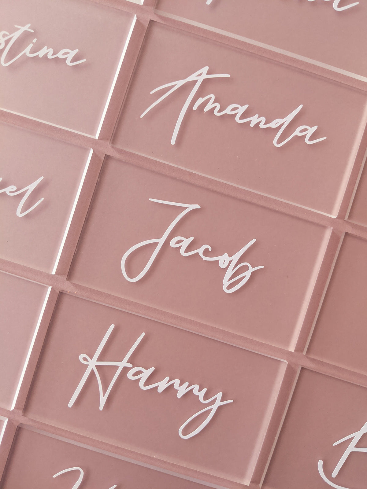 Acrylic Place Cards