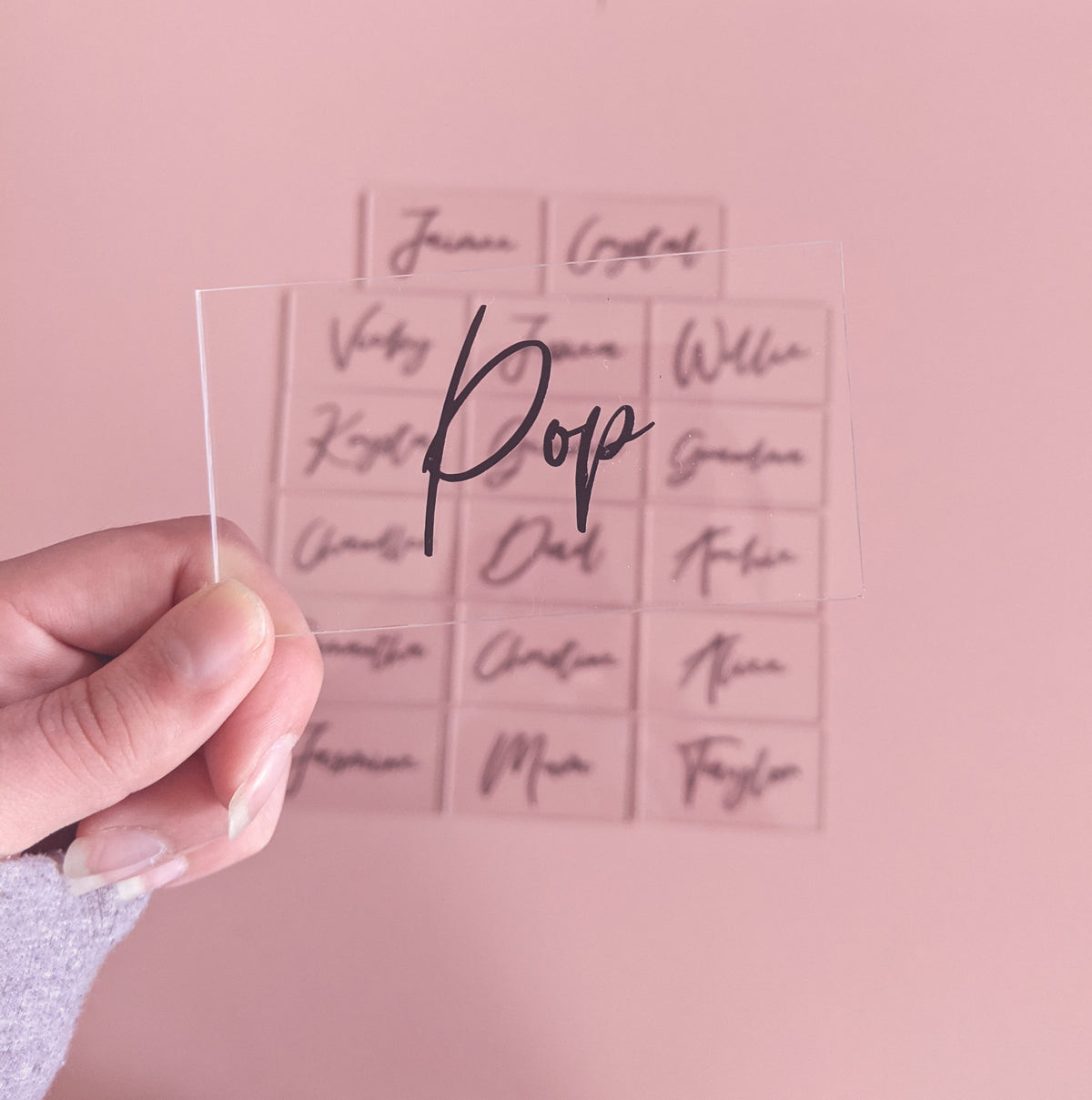 Acrylic Place Cards