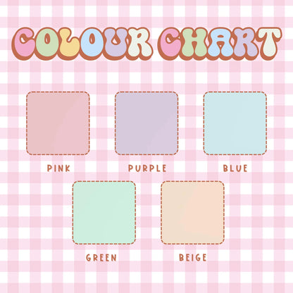 Rainbow Retro Name Badge