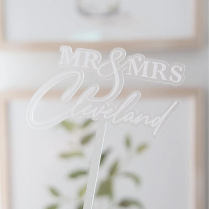 Layered Wedding Cake Topper